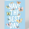 Ohh Deer Birthday|Birthday Cards*Personalised Have The Best Day Butterflies Greeting Card |