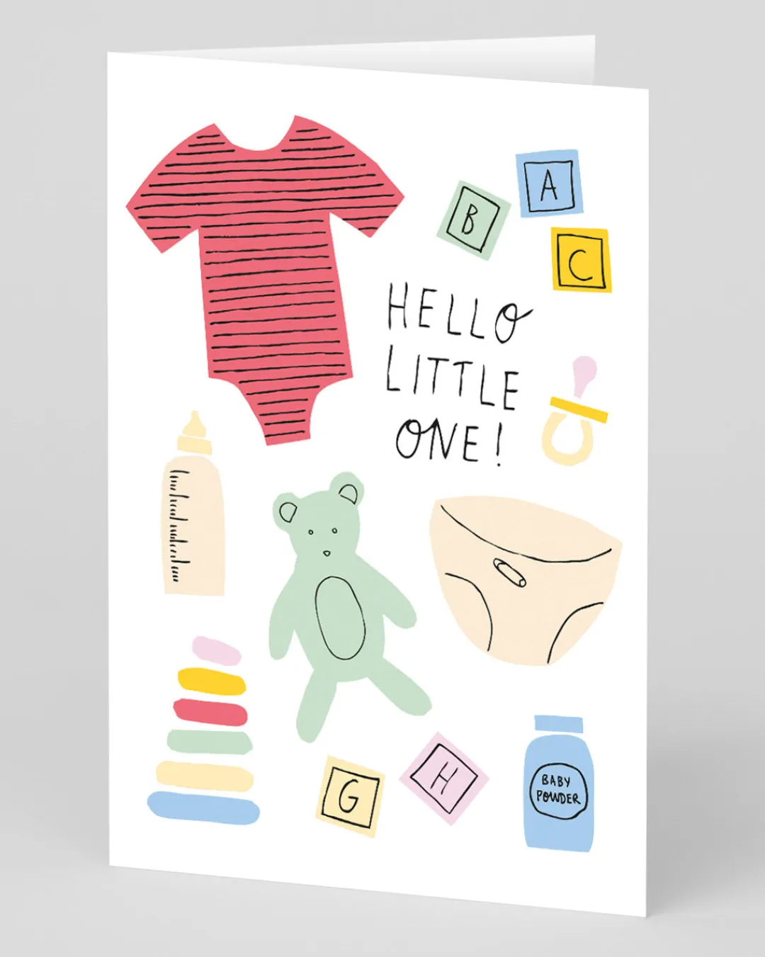 Badger u0026 Burke Congratulations|New Arrival*Personalised Hello Little One Greeting Card | Ohh Deer