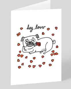 Gemma Correll Valentine's Day|Anniversary*Personalised Hey Lover Greeting Card | Ohh Deer