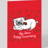 Gemma Correll Anniversary*Personalised Hey Lover Happy Anniversary Card | Just £3.50 | Ohh Deer