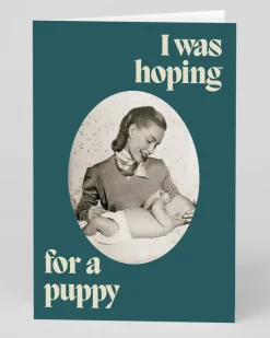 Betiobca Congratulations|New Arrival*Personalised Hoping For a Puppy New Baby Card | Ohh Deer