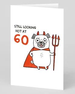 Gemma Correll Birthday|Birthday Cards*Personalised Hot At 60 Birthday Card | Just £3.50 | Ohh Deer
