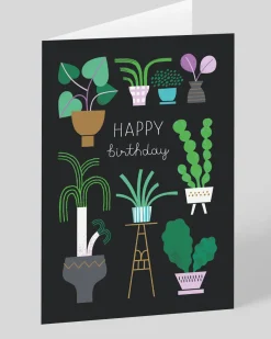 Ohh Deer Birthday|Birthday Cards*Personalised House Plants Birthday Card |