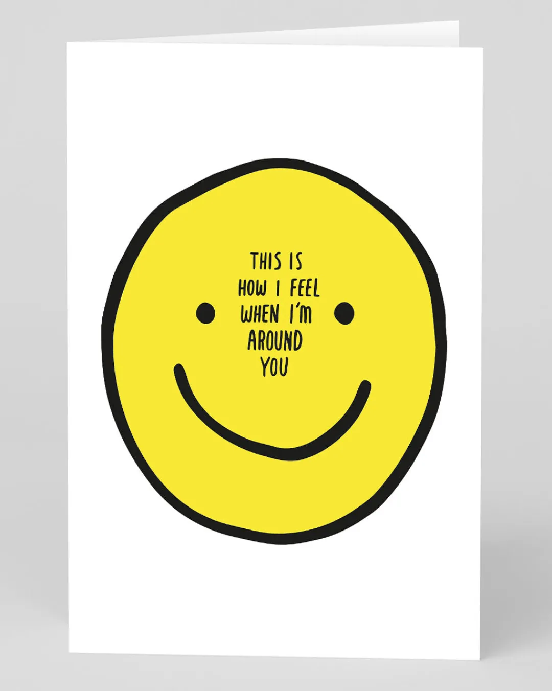 Ashkahn Thinking Of You*Personalised How I Feel Around You Greeting Card | Ohh Deer