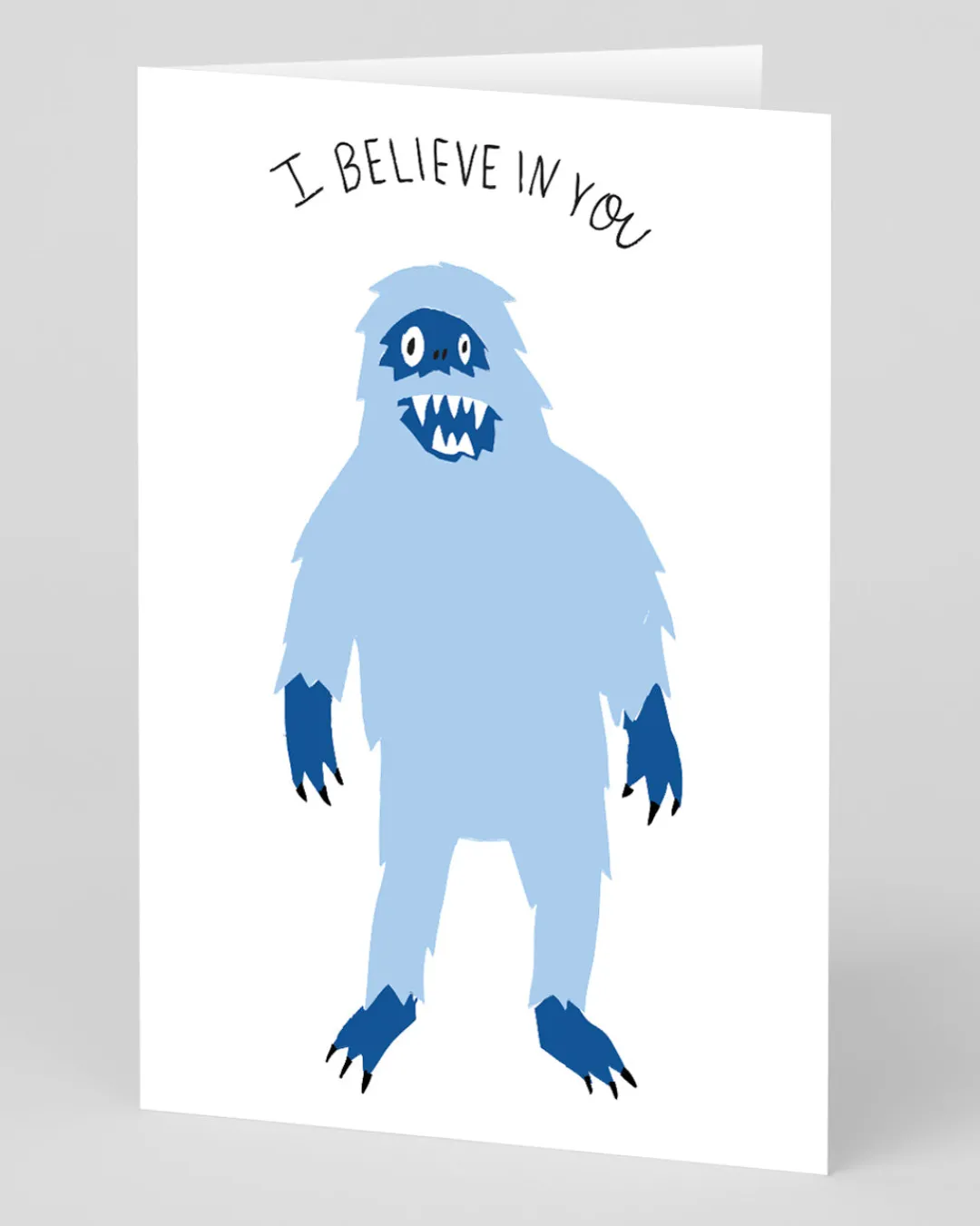 Badger u0026 Burke Thinking Of You*Personalised I Believe In You Yeti Greeting Card | Ohh Deer
