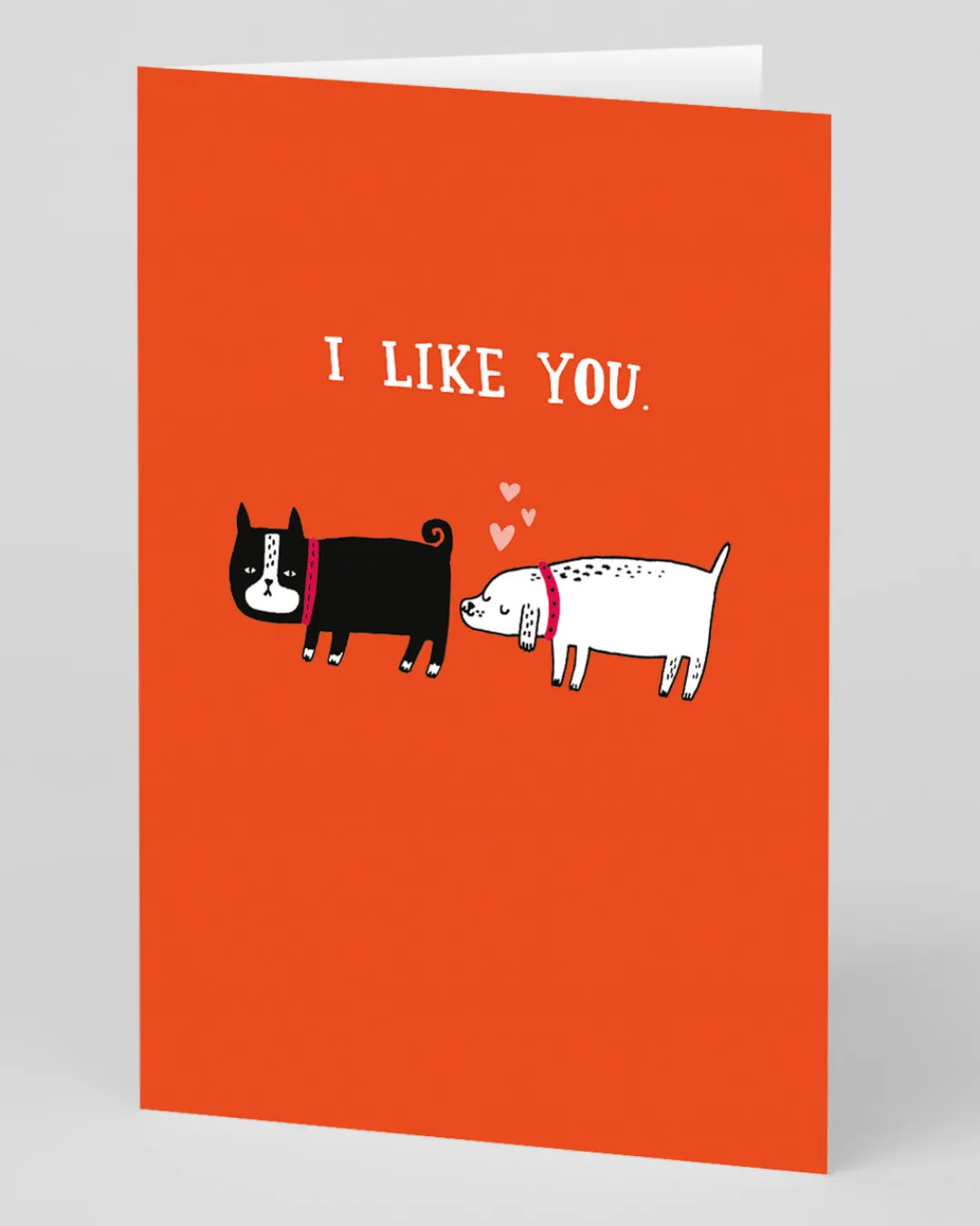 Gemma Correll Valentine's Day|Anniversary*Personalised I Like You Dogs Greeting Card | Ohh Deer
