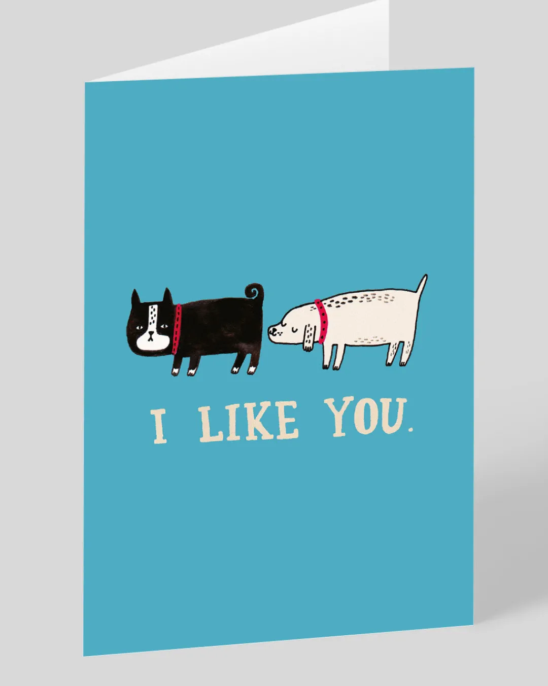 Gemma Correll Valentine's Day|Anniversary*Personalised I Like You Greeting Card | Ohh Deer