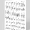 Ashkahn Valentine's Day|Anniversary*Personalised I Love You Repeat Greeting Card | Ohh Deer