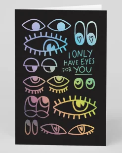 Ohh Deer Valentine's Day|Anniversary*Personalised I Only Have Eyes For You Card |