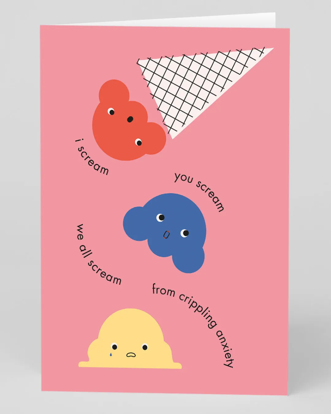 Betiobca Birthday|Birthday Cards*Personalised I Scream Anxiety Greeting Card | Ohh Deer