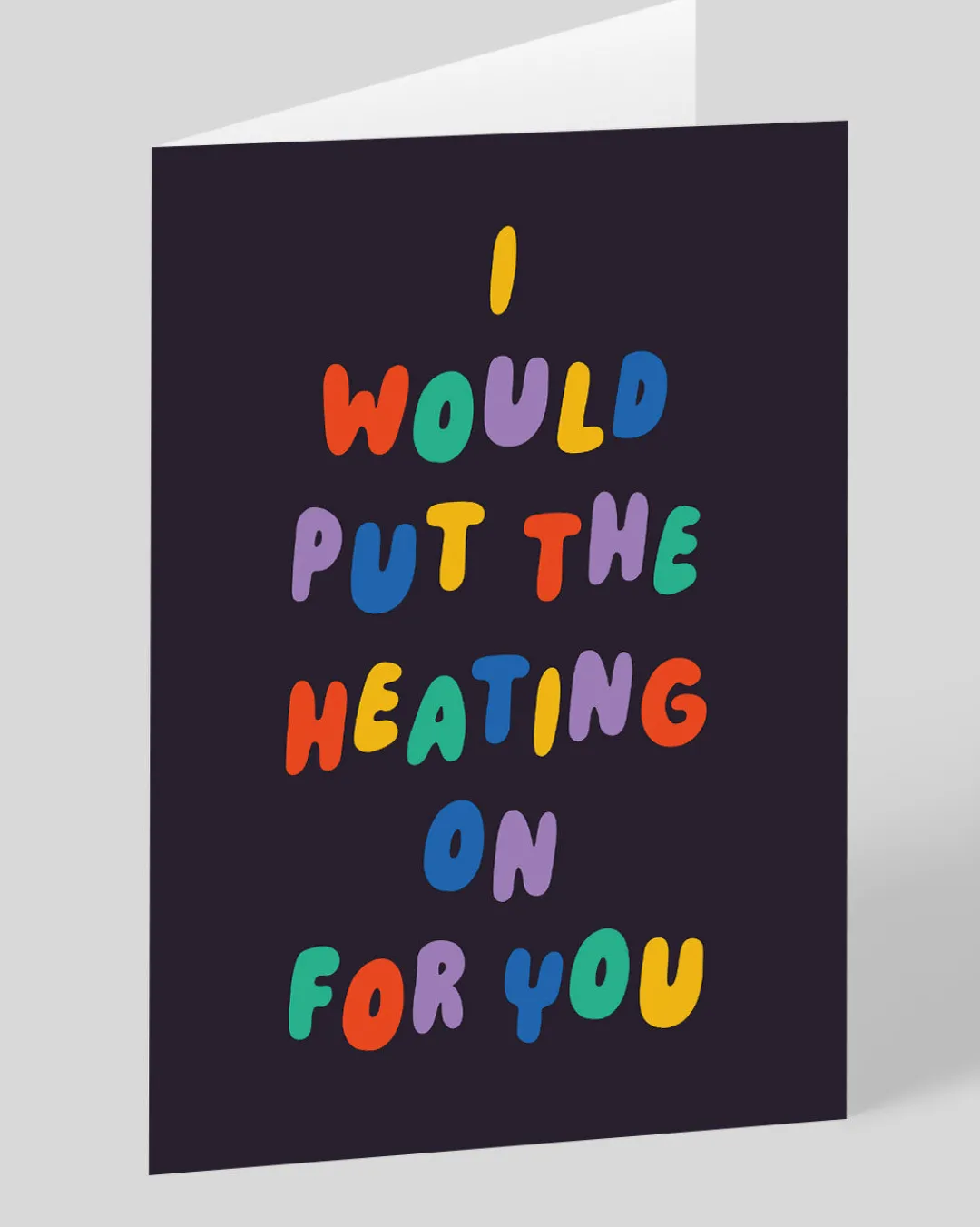 Betiobca Valentine's Day|Anniversary*Personalised I Would Put The Heating On For You Greeting Card | Ohh Deer