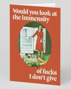 Betiobca Birthday|Birthday Cards*Personalised Immensity Of Fucks Not Given Greeting Card | Ohh Deer