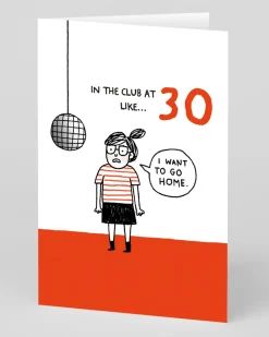 Gemma Correll Birthday|Birthday Cards*Personalised In The Club 30th Birthday Card | Just £3.50 | Ohh Deer
