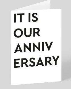 Ohh Deer Anniversary*Personalised It is Our Anniversary Card |