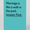 Twin Pines Engagement|Wedding*Personalised Jurassic Park Wedding Card | Ohh Deer