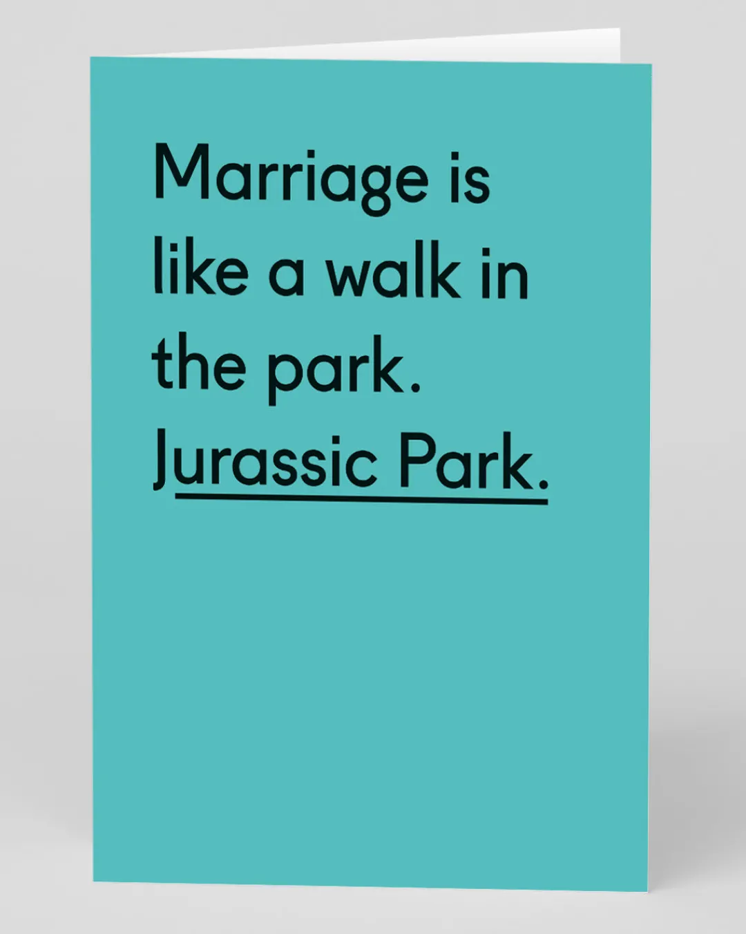 Twin Pines Engagement|Wedding*Personalised Jurassic Park Wedding Card | Ohh Deer