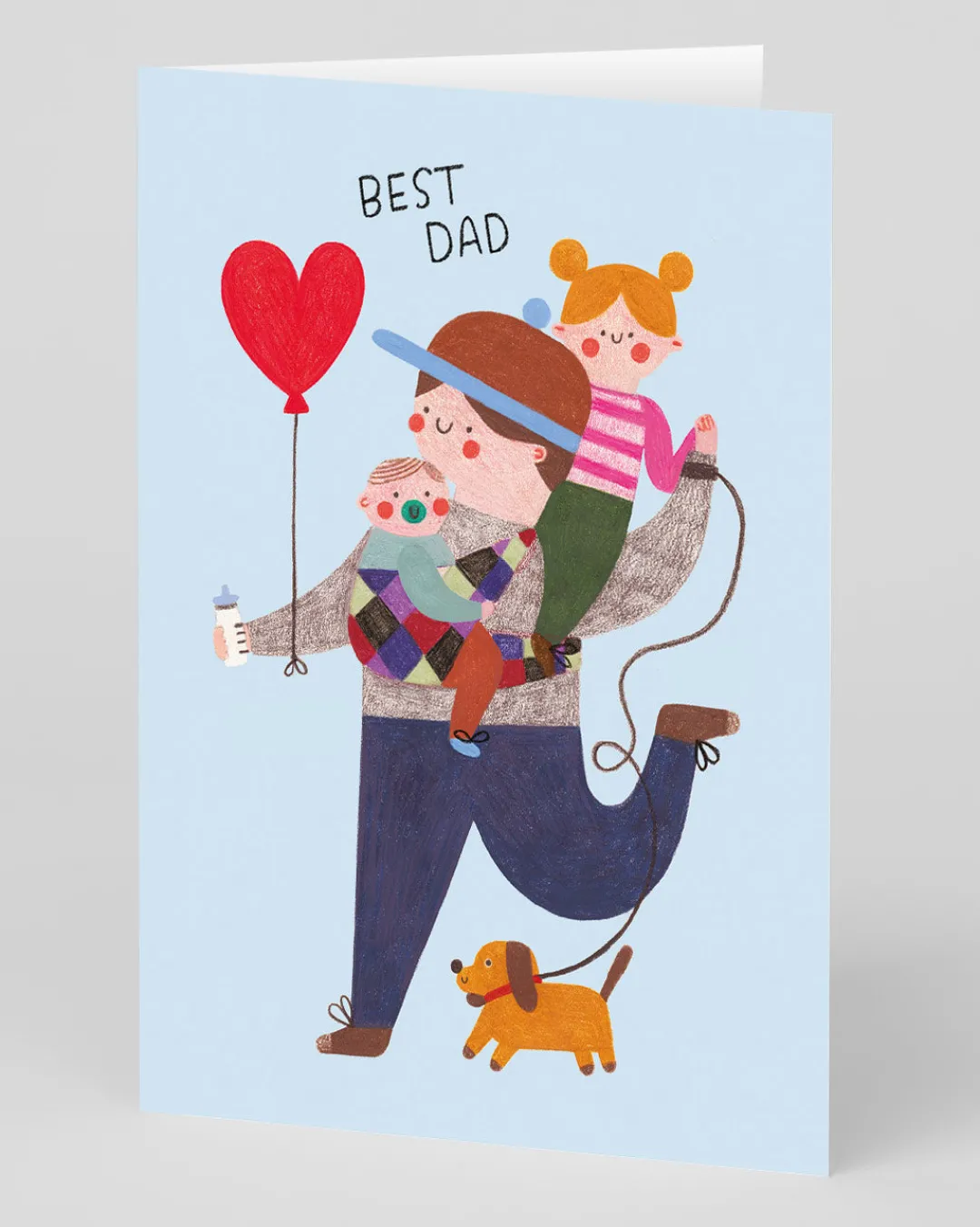 Daria Solak Father's Day|Father's Day Cards*Personalised Kids And Dog Father's Day Card | Ohh Deer