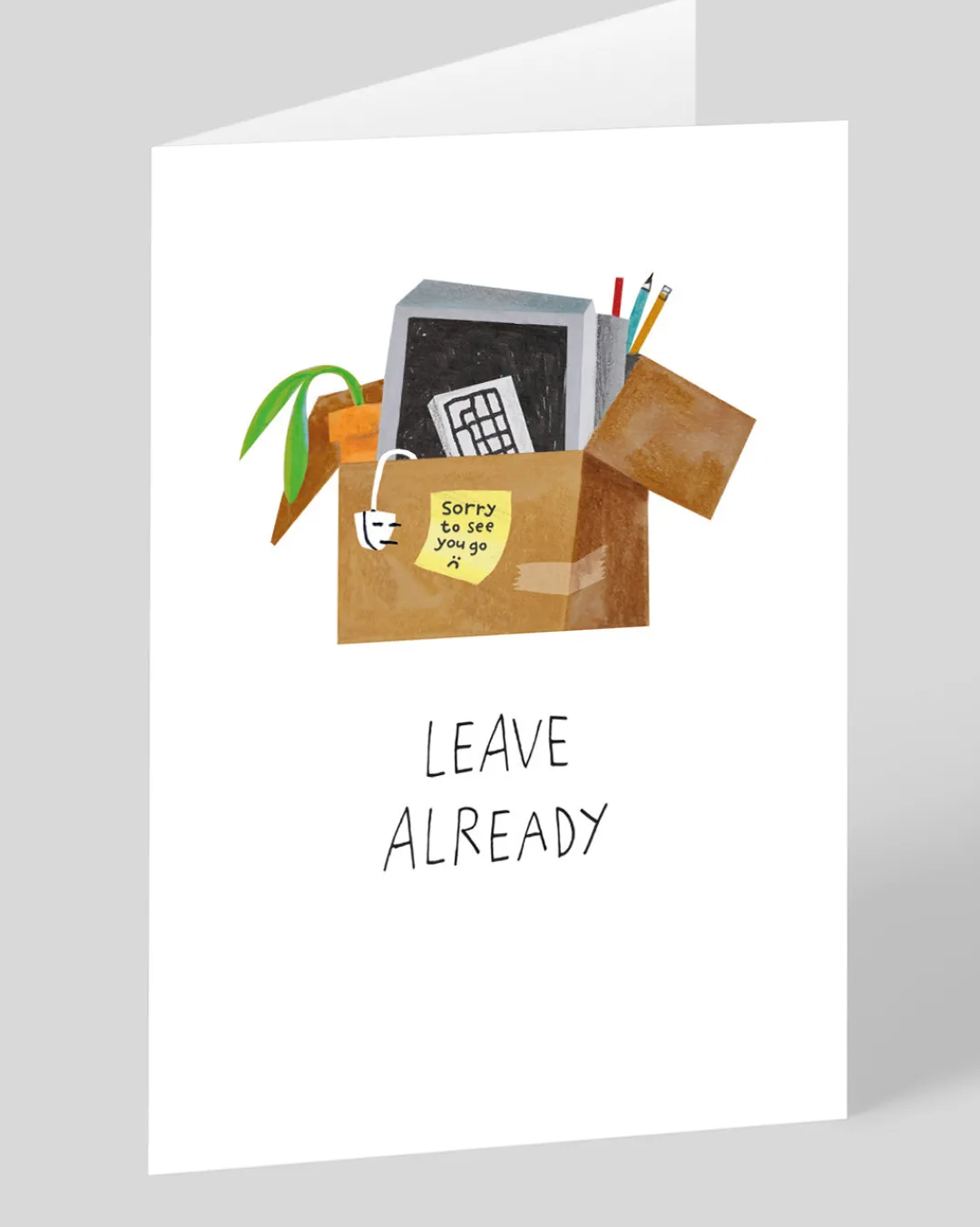 Ohh Deer Congratulations|New Job*Personalised Leave Already Goodbye Card |