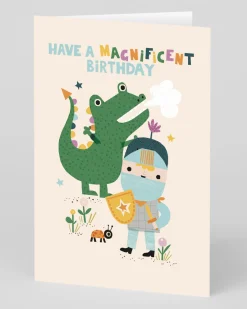 Raspberry Blossom Birthday|Birthday Cards*Personalised Legendary Knight And Dragon Birthday Card | Ohh Deer