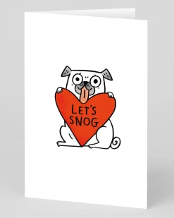 Gemma Correll Valentine's Day|Anniversary*Personalised Lets Snog Greeting Card | Ohh Deer