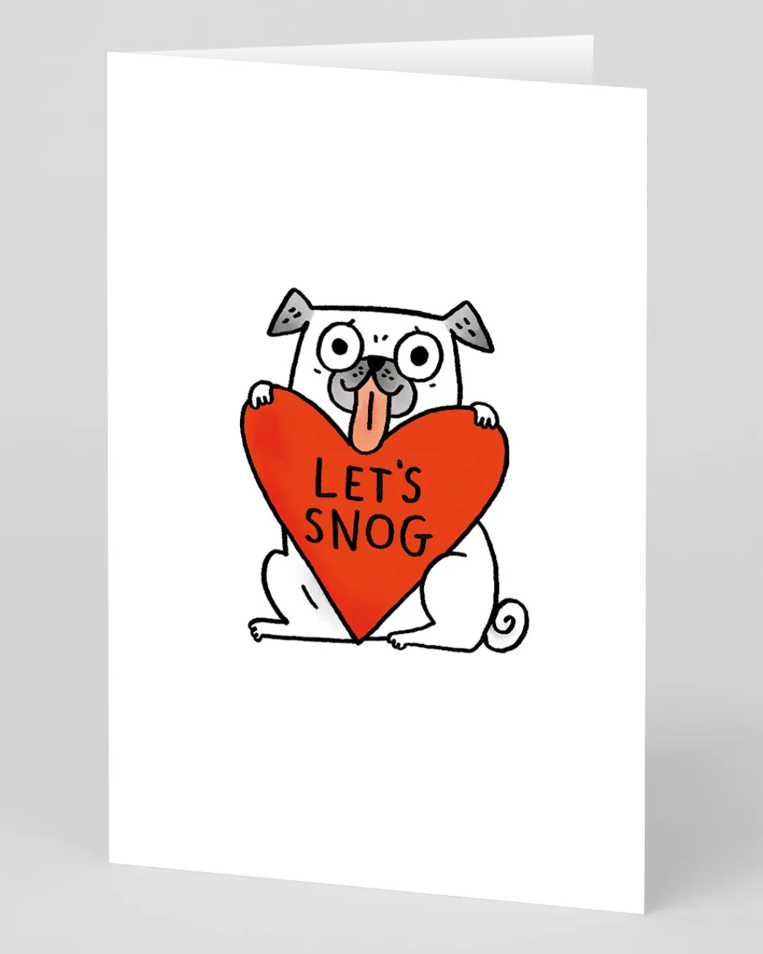 Gemma Correll Valentine's Day|Anniversary*Personalised Lets Snog Greeting Card | Ohh Deer