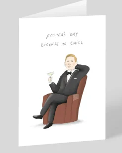Alex Willmore Father's Day|Father's Day Cards*Personalised Licence To Chill Father's Day Card | Ohh Deer