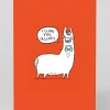 Gemma Correll Valentine's Day|Anniversary*Personalised Like You Llama Greeting Card | Ohh Deer