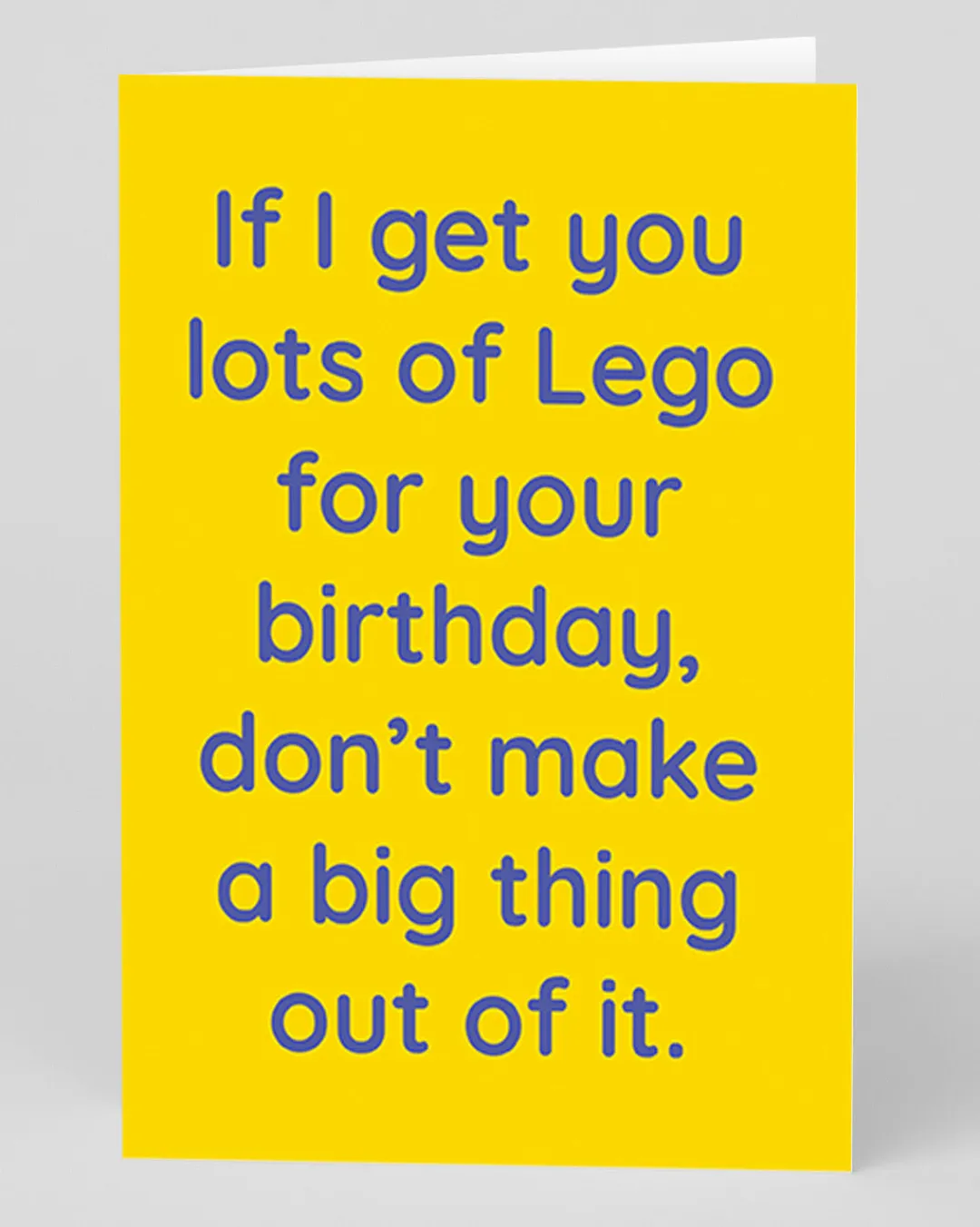 Barry Dunstall Birthday|Birthday Cards*Personalised Lots of Lego Joke Birthday Card | Ohh Deer