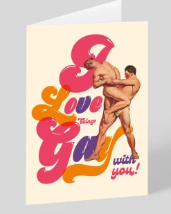 Offensive + Delightful Valentine's Day|Birthday*Personalised Love Being Gay Greeting Card | Ohh Deer