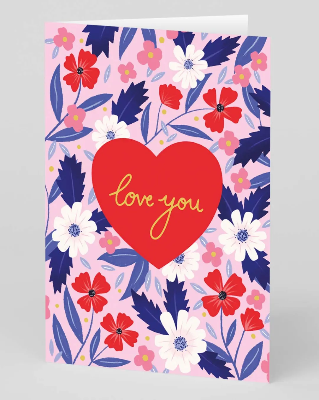 Ohh Deer Valentine's Day|Anniversary*Personalised Love You Floral Card |