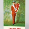 Offensive + Delightful Valentine's Day|Birthday*Personalised Love Your Meat Greeting Card | Ohh Deer