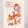 Raspberry Blossom Birthday|Birthday Cards*Personalised Magical Fairy Children's Birthday Card