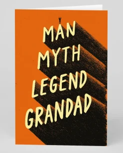Kong-Yew Wong Birthday|Birthday Cards*Personalised Man, Myth, Legend, Grandad Greeting Card | Ohh Deer