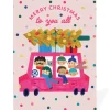 Ohh Deer Christmas|Christmas Cards*Personalised Merry Christmas to You All Car Christmas Card |