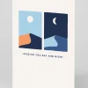 Miles Tewson Thinking Of You*Personalised Miss You Day and Night Greeting Card | Ohh Deer