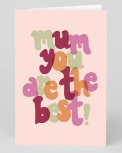 Raspberry Blossom Mother's Day|Birthday*Personalised Mum You Are The Best Greeting Card | Ohh Deer