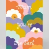 Elizabeth Olwen Mother's Day|Birthday*Personalised Mum You're The Best Rainbows Greeting Card | Ohh Deer