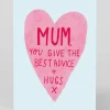 Ohh Deer Mother's Day|Birthday*Personalised Mums Give The Best Advice And Hugs Greeting Card |