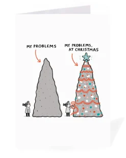 Gemma Correll Christmas|Christmas Cards*Personalised My Problems at Christmas Card | Ohh Deer
