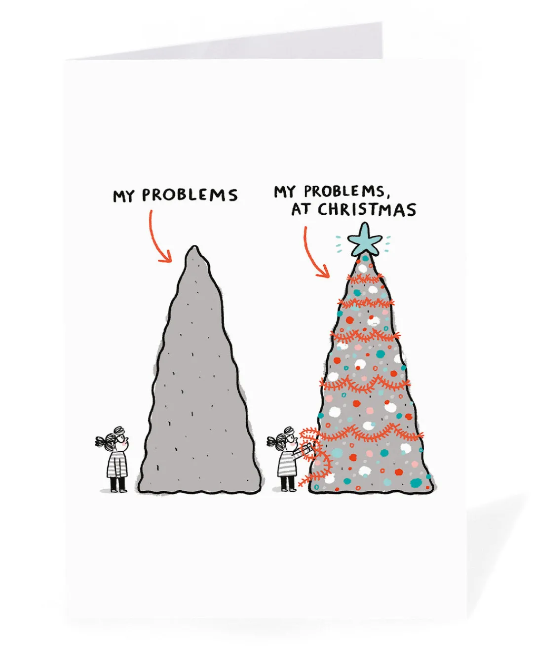 Gemma Correll Christmas|Christmas Cards*Personalised My Problems at Christmas Card | Ohh Deer