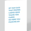 Stormy Knight Thank You*Personalised Nan Said Thank You Card