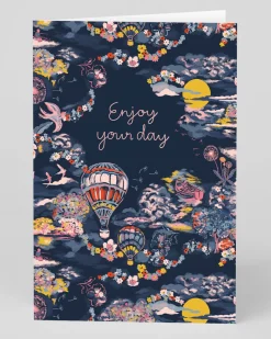 Cath Kidston Mother's Day|Wedding*Personalised Navy Hot Air Balloon Greeting Card | Ohh Deer