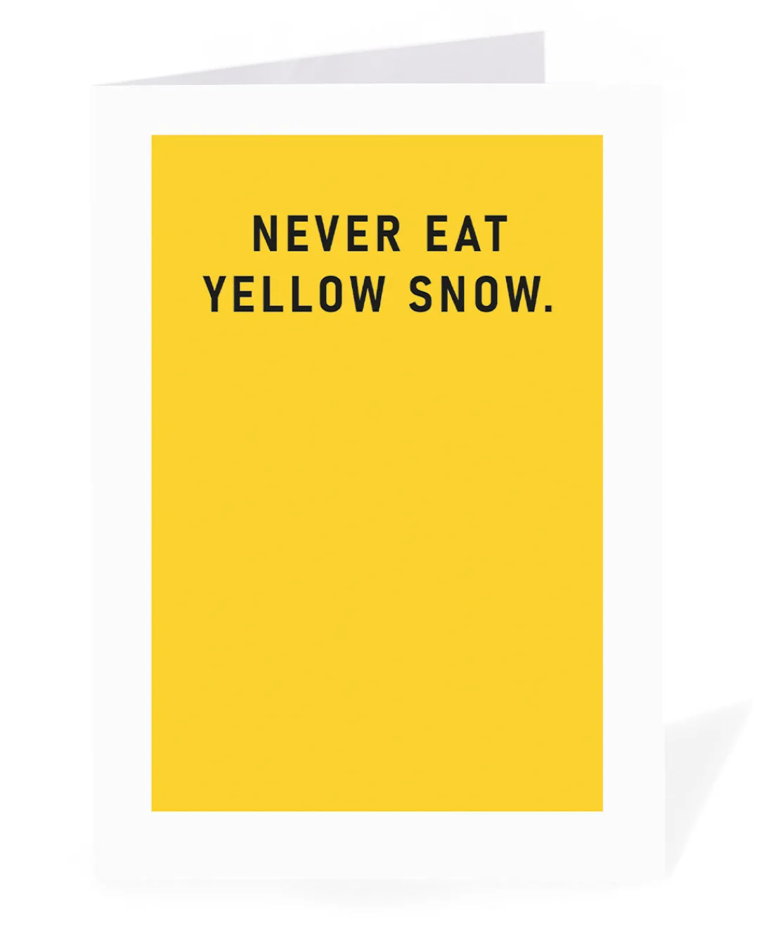 Ohh Deer Christmas|Christmas Cards*Personalised Never Eat Yellow Snow Christmas Card |