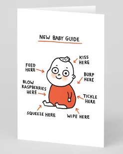 Gemma Correll Congratulations|New Arrival*Personalised New Baby Guide Greeting Card | Ohh Deer