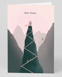 Ohh Deer Congratulations|New Home*Personalised New Home Mountain Greeting Card |