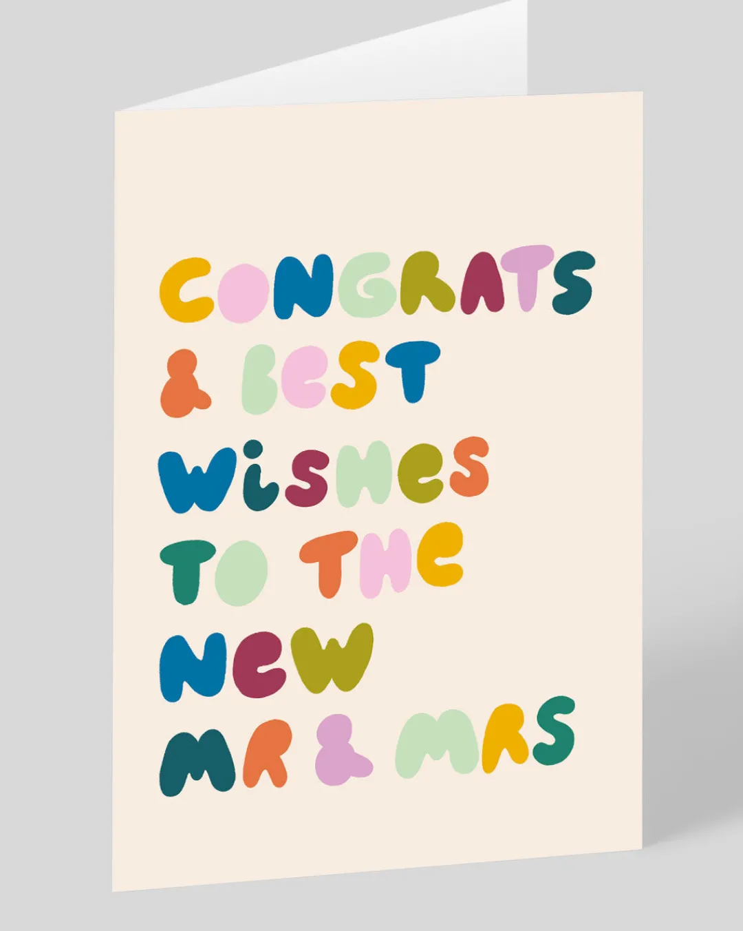 Raspberry Blossom Congratulations|Wedding*Personalised New Mr & Mrs Wedding Card | Ohh Deer