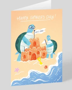 Ohh Deer Father's Day|Father's Day Cards*Personalised No.1 Dad Tortoise Father's Day Card |