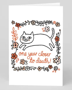 Gemma Correll Birthday|Birthday Cards*Personalised One Year Closer To Death Birthday Card | Ohh Deer