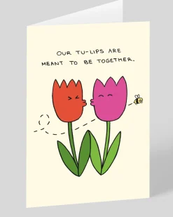 Sophie Hamlin Valentine's Day|Anniversary*Personalised Our Tu-lips Meant To Be Together Card | Ohh Deer