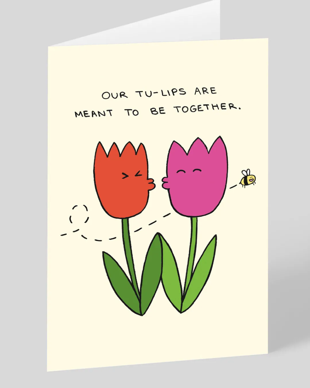 Sophie Hamlin Valentine's Day|Anniversary*Personalised Our Tu-lips Meant To Be Together Card | Ohh Deer